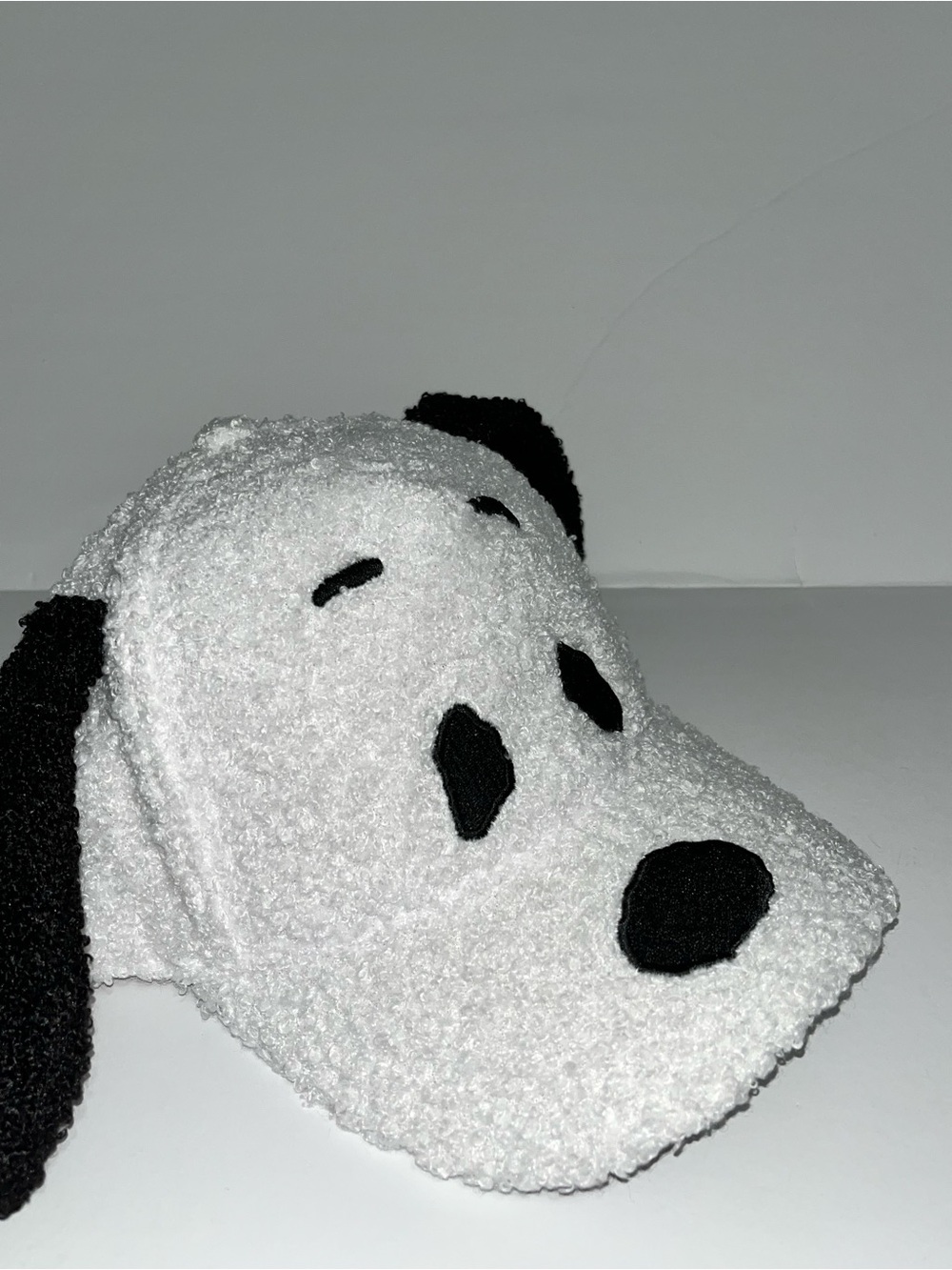 Peanuts Snoopy Sherpa Baseball Cap New with Tag